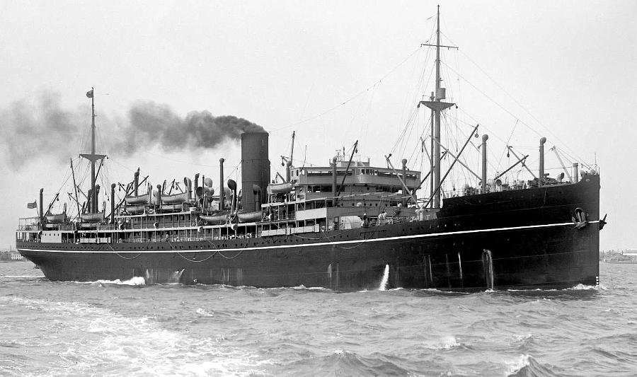 Passenger Vessel "Balranald", launched on 24 February 1921 and completed in April 1922, she took her maiden voyage on 20 April 1922 from London to Sydney.  Built by Harland & Wolff, Greenock, Scotland.Base Port:  LondonGross Tonnage:  13039Dimension