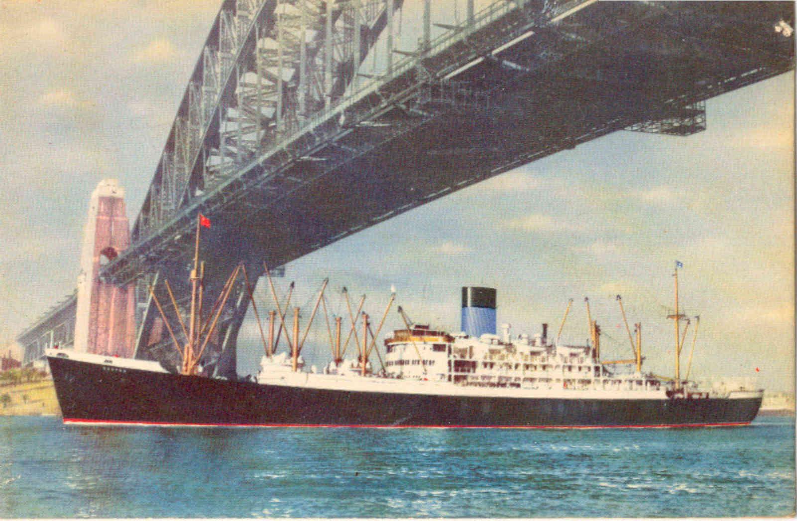 Passenger vessel in Sydney Harbour