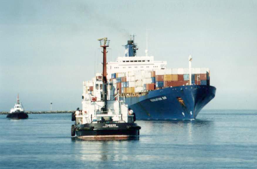 Leaving Port Adelaide in 1994.