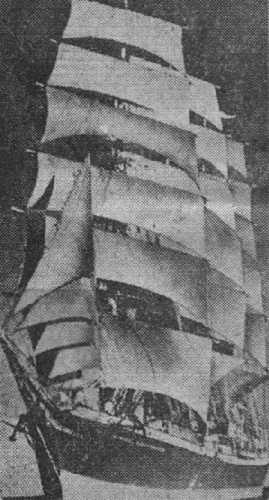 1908 Barque lost at sea in 1938