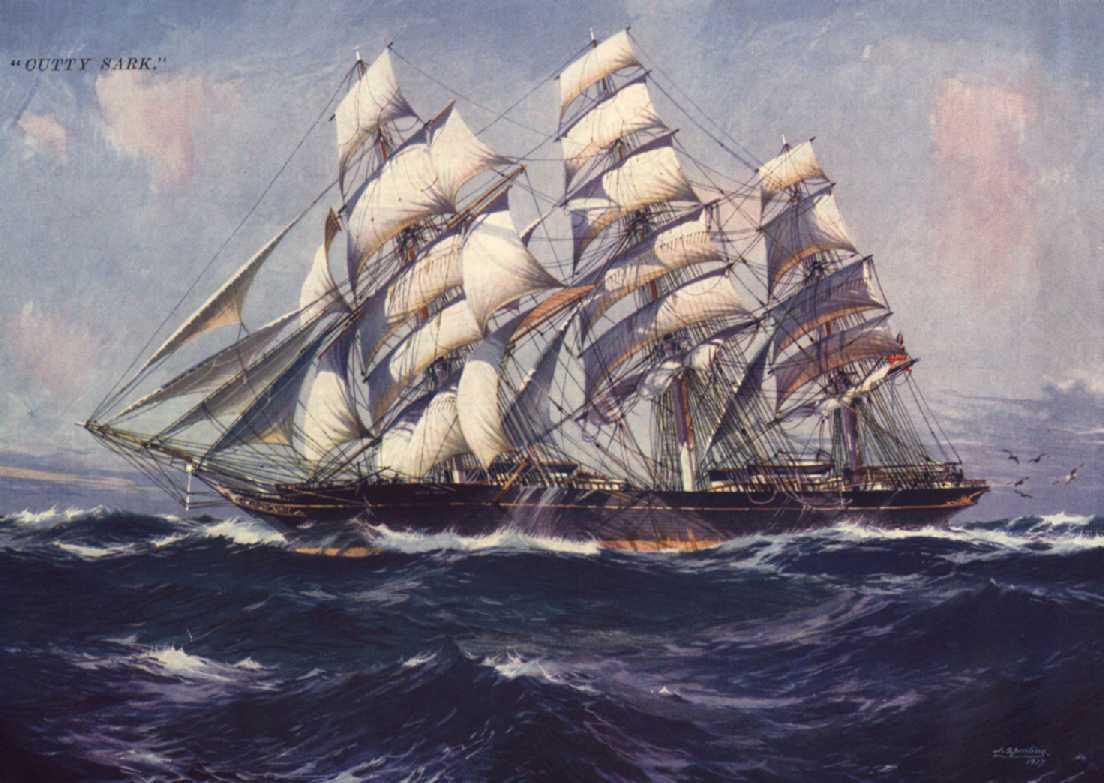 1869 passenger vessel at sea