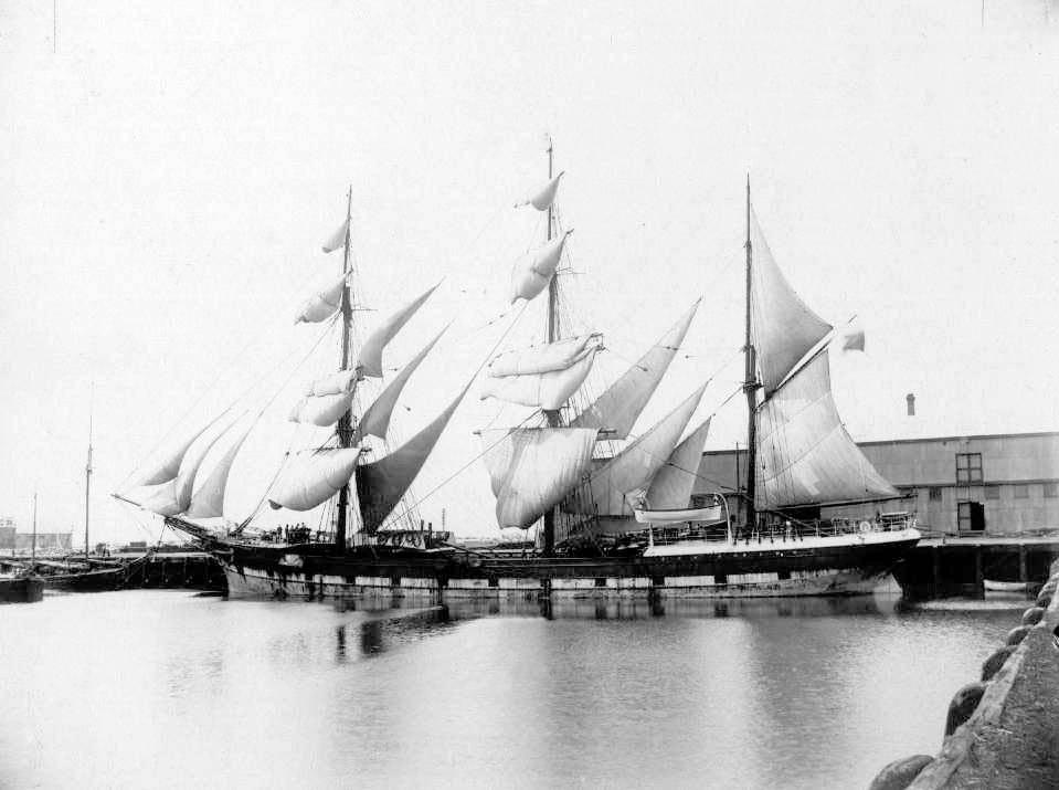 3 masted Barque, "Hermes"