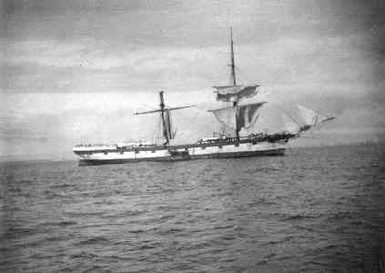 Iron ship "Lochee", built in 1874 at Dundee by A  Stephen & Sons for Dundee Clipper Line, owned by D Bruce & Co - Dundee.  In 1905 she arrived in South Australia in Ballast from Delagoa Bay and went ashore off Grange during a haze.  She was refloated by P