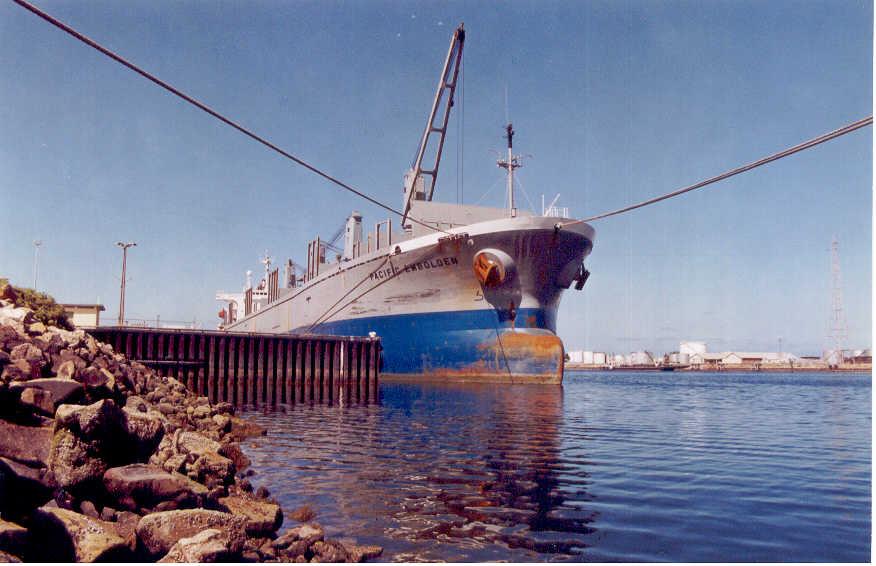 Berthed at Port Adelaide 30 January 1999