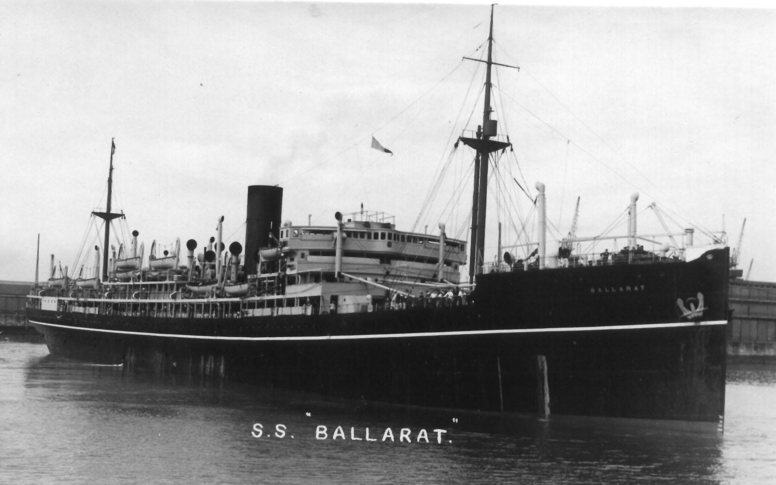 Built by Harland & Wolff, Greenock, Scotland.  Owned by P&O Branch Service from 1921 - 1935.  She had her maiden voyage on 27 January 1922 and then operated the route between the UK and Australia via the Cape of Good Hope.  She was broken up in 1935 in Wa