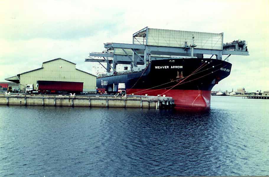 Berthed at Port Adelaide