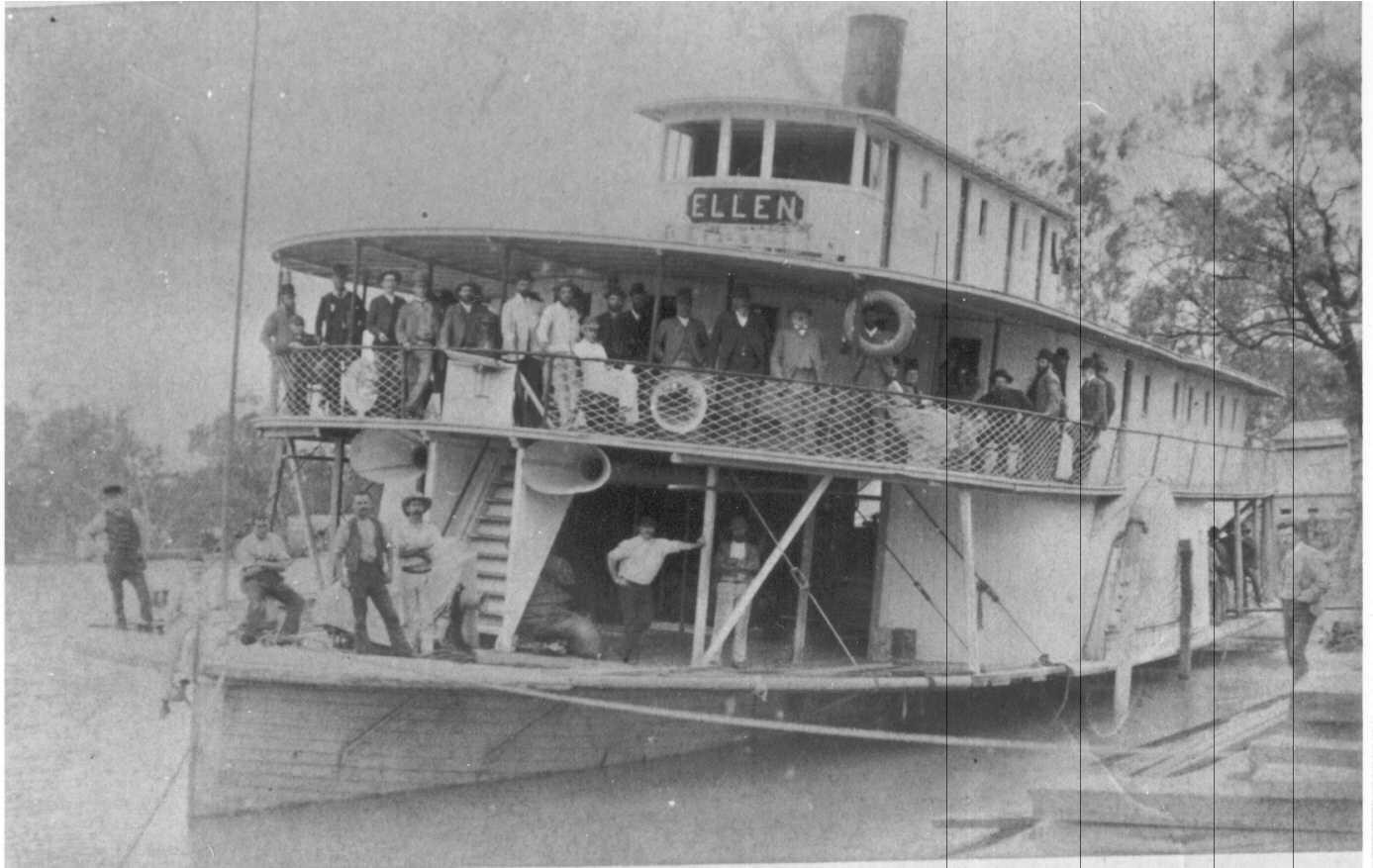 At berth with passengers on board.