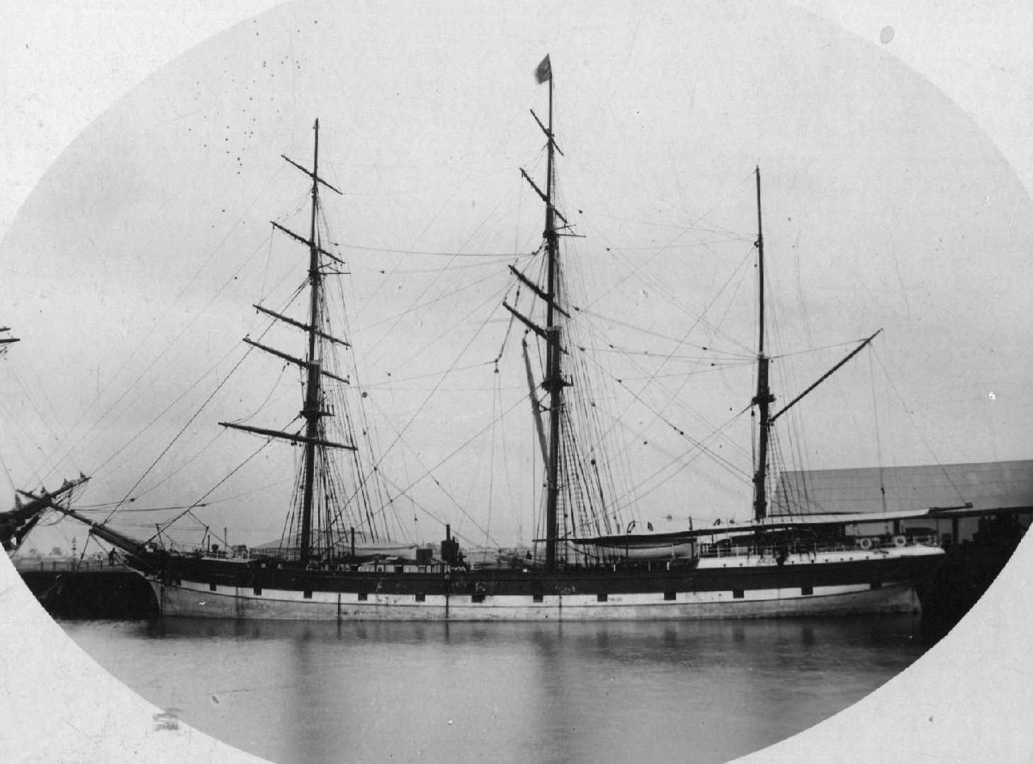 Barque "Barossa", built in 1873 at Sunderland By W Pile & Co.