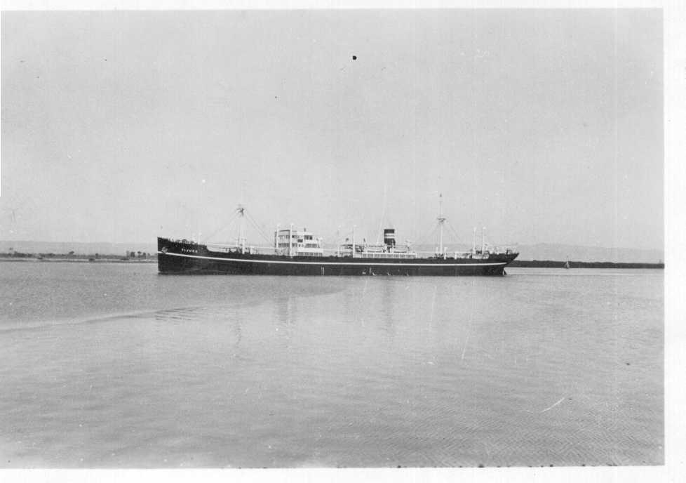 1927-28 Refrigerated vessel under way