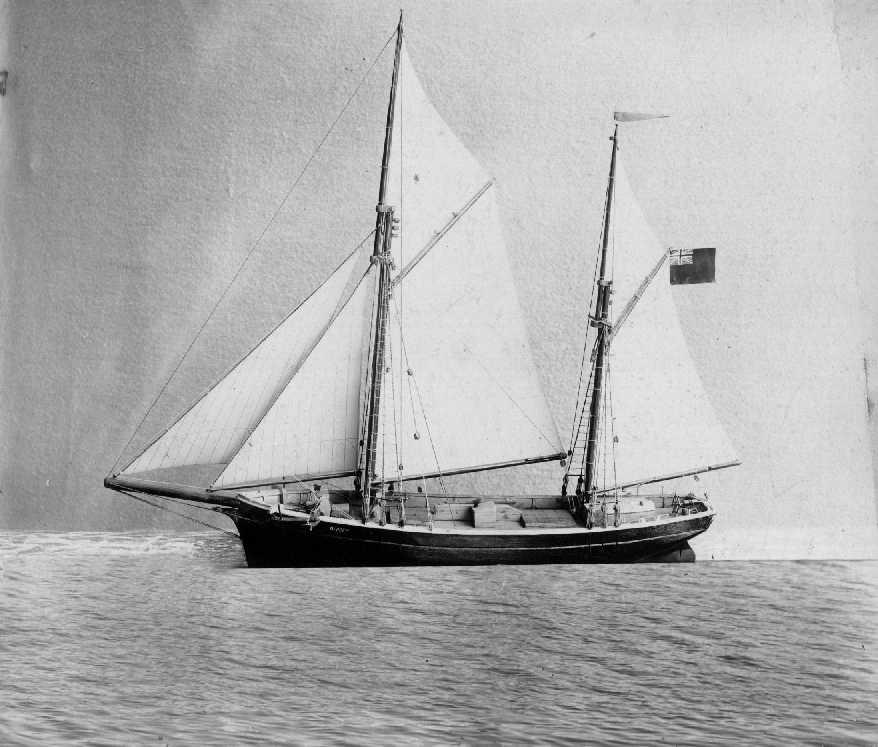 Model of 1871 ketch.