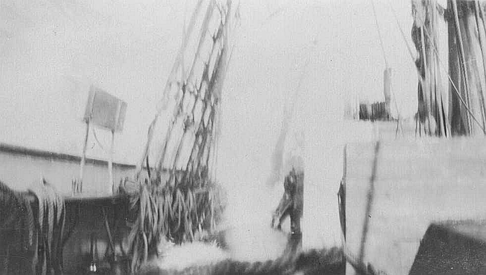 Off Greymouth New Zealand, 1920.