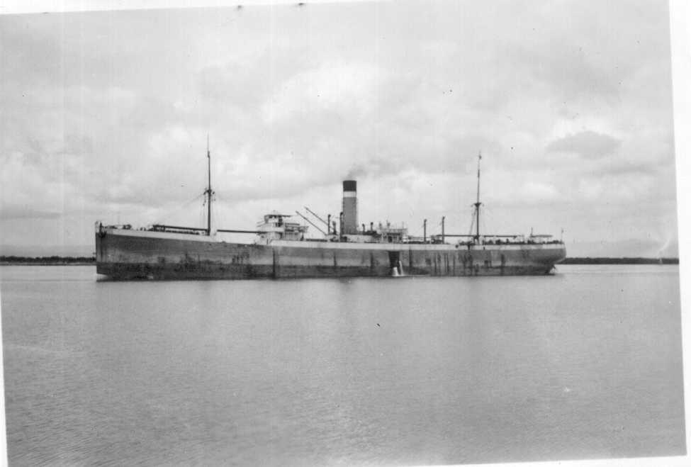 General cargo vessel under way