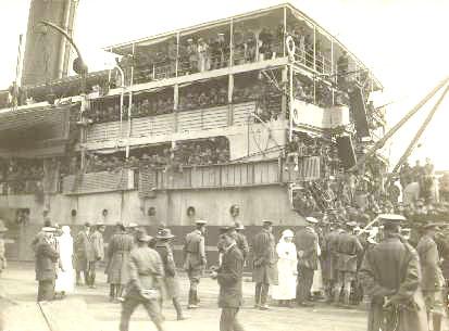 1914 passenger vessel at Outer Harbour.