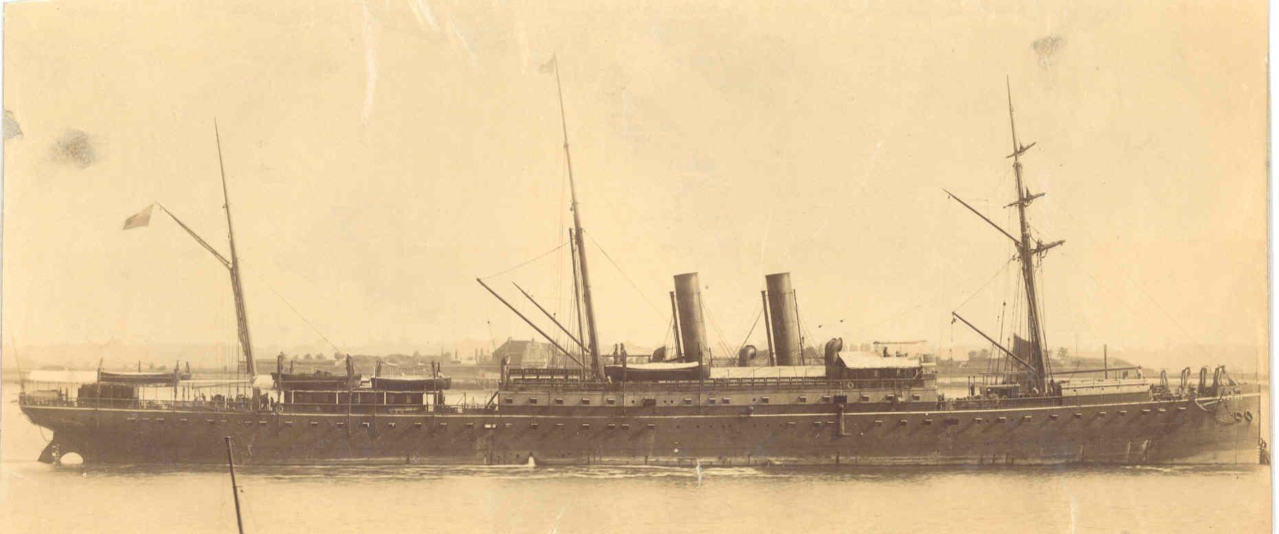 Passenger vessel at mooring
