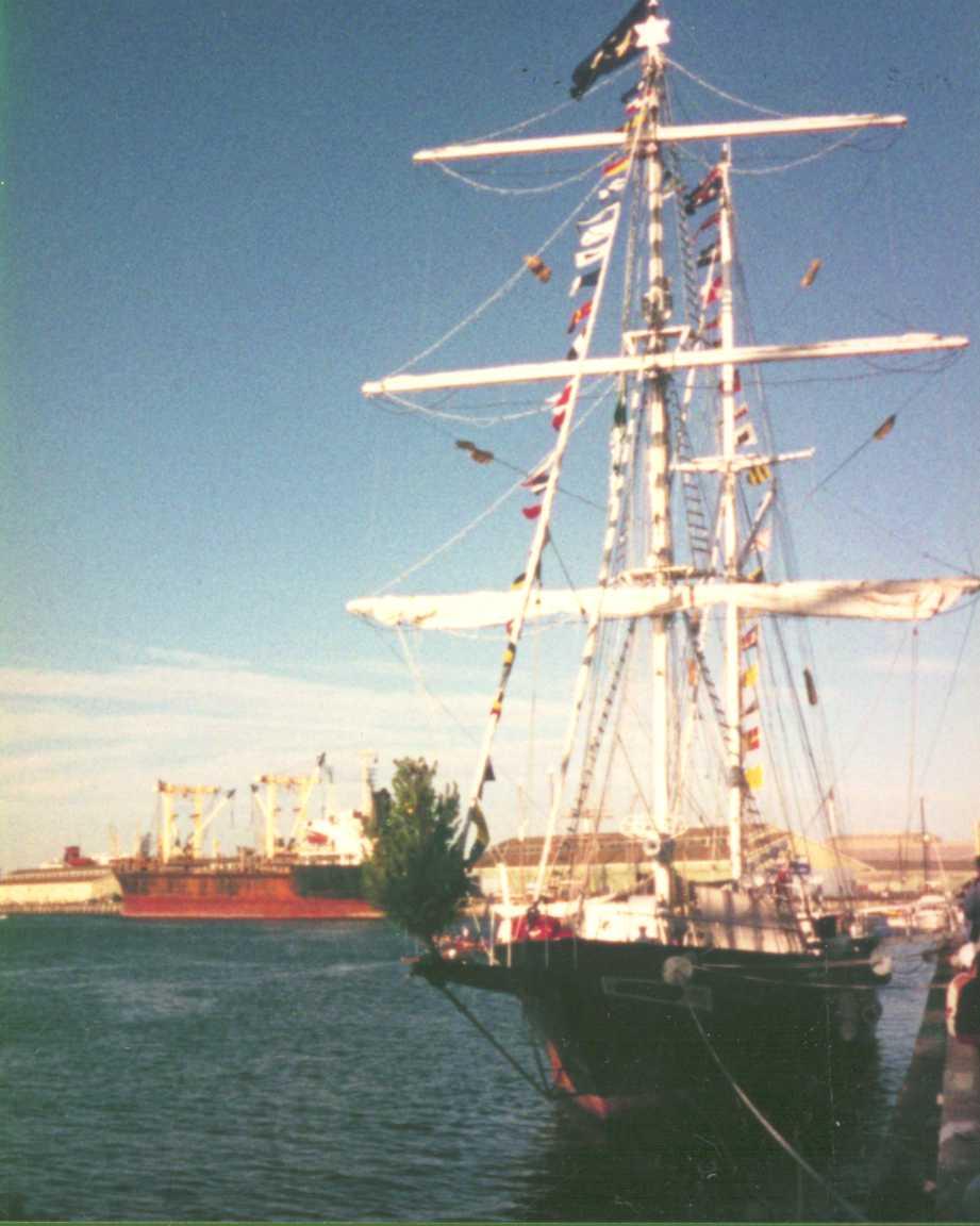 Berthed at Port Adelaide, 24/12/1987.