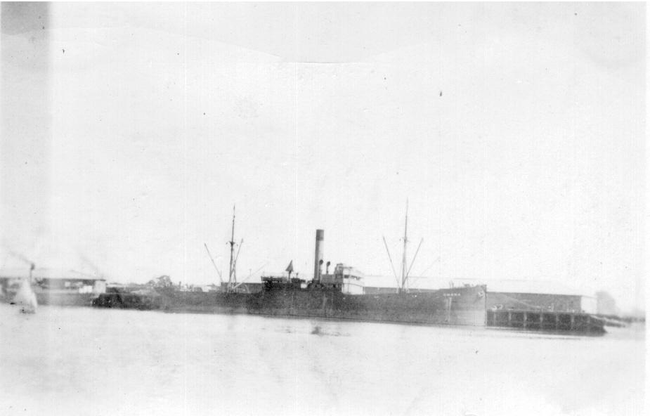 1915-16 General cargo vessel berthed