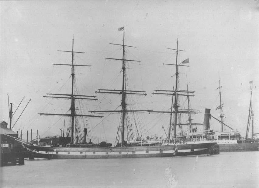 Iron ship  built in 1875.