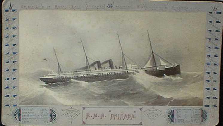 Passenger vessel at sea