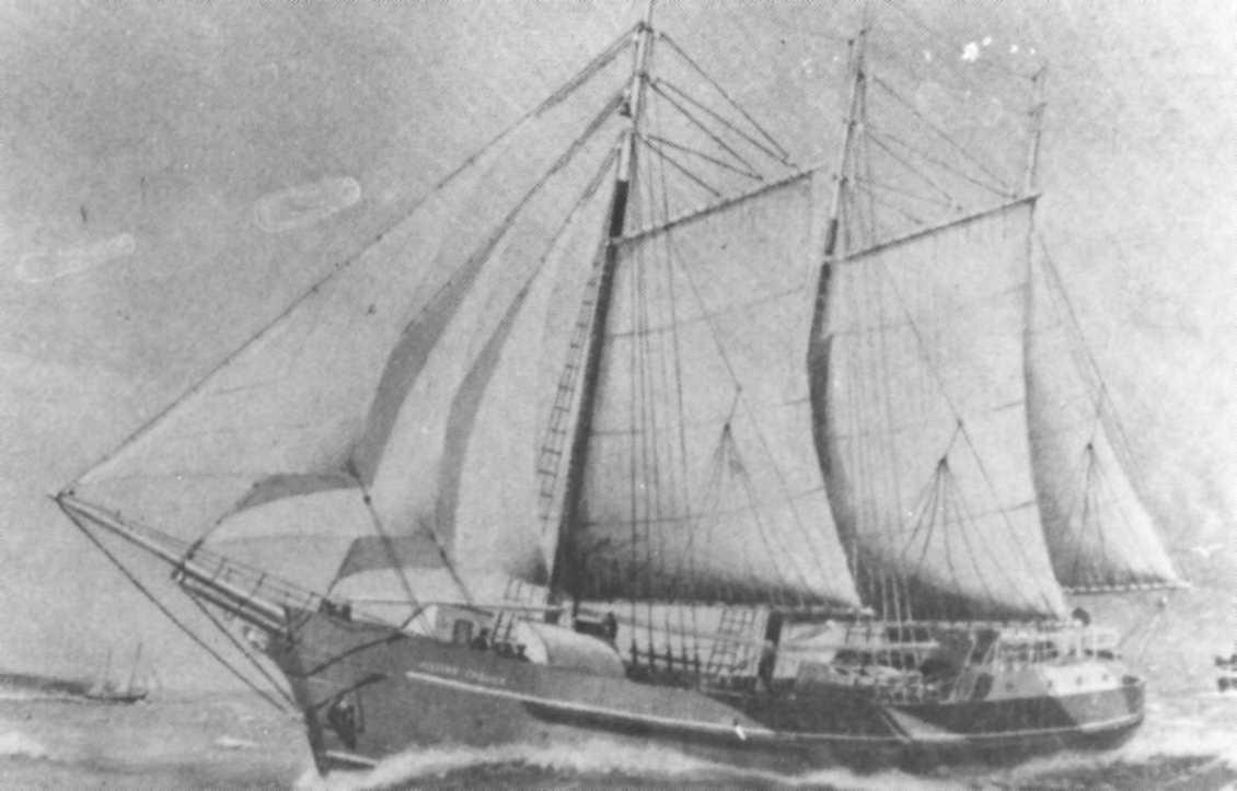 Composite steel and wooden 3 masted schooner.  Built in 1948 by RM Crouch at Port Adelaide.  Owned by Reginald M Crouch, later Jillian Crouch Pty Ltd.  Vessel was sold in 1968 for further use in the Bass Strait trades and was renamed "Lady Jillian" in Jun