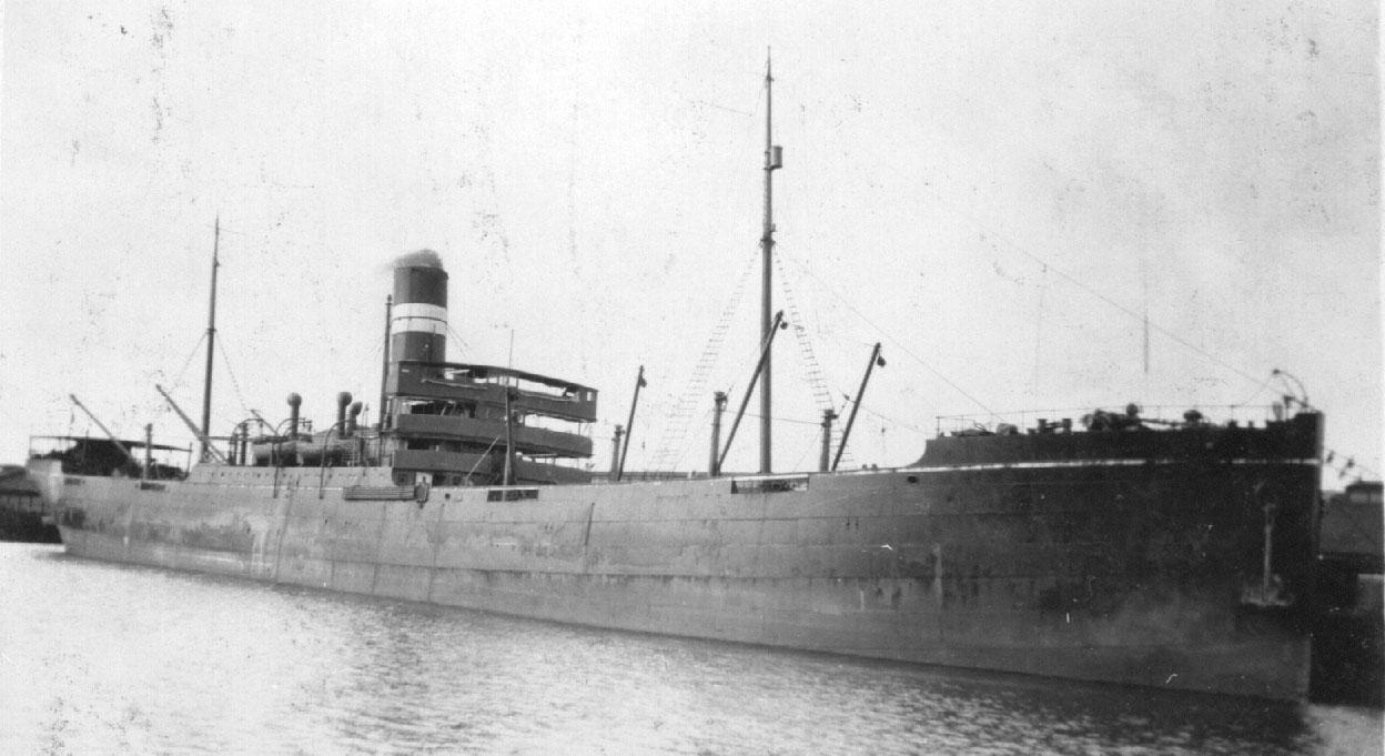 1907 general cargo vessel berthed