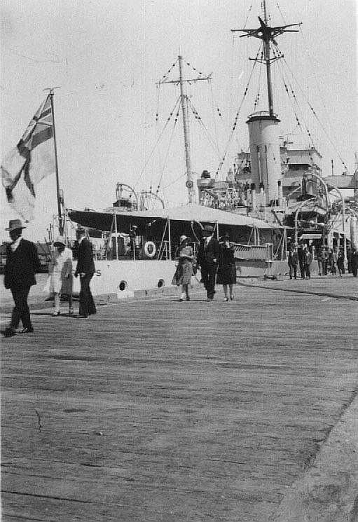 "Albatross", the RAN Seaplane Carrier, built in 1926 at Cockatoo Island, completed in December 1928.  Although out of date when ordered she provided the low cost alternative to the larger aircraft carrier.  Capable of carrying nine aircraft, but during he