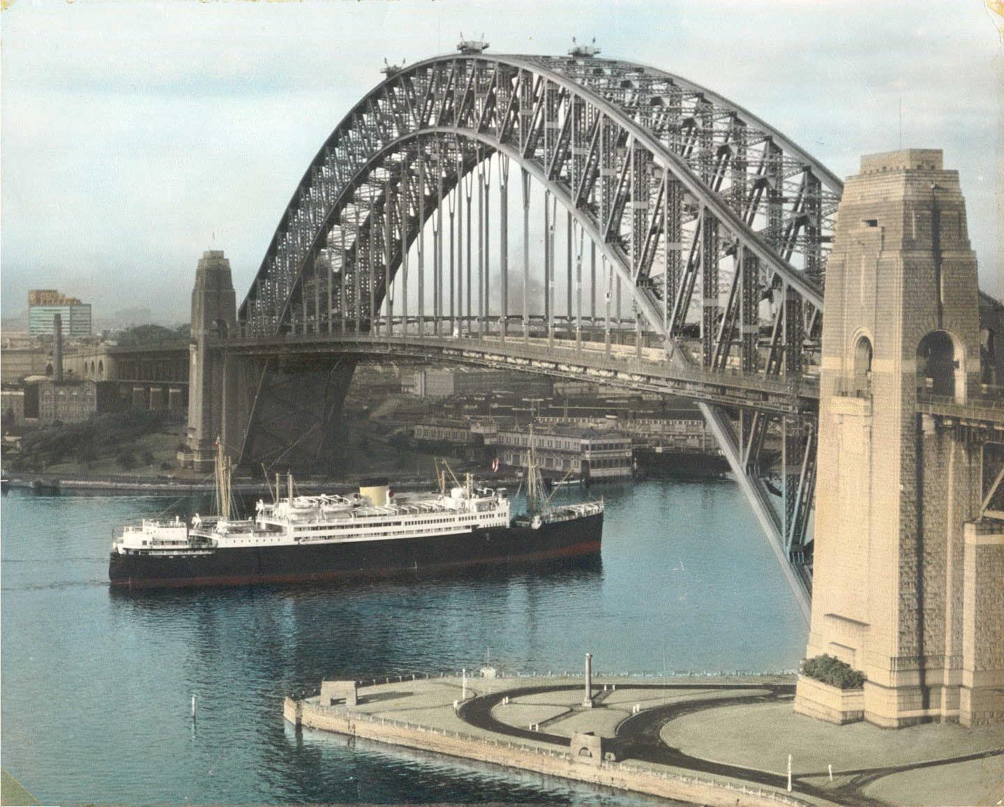 Passenger vessel in Sydney Harbour