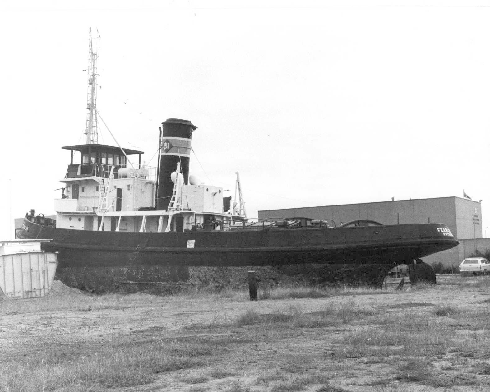 Vessel is now located on the bank of the Port River near the birkenhead Bridge, Port Adelaide - this image taken there.