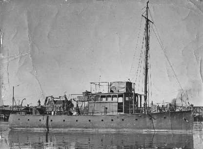 Shown before refit after war service