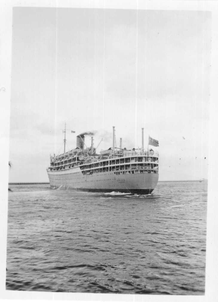 1935 passenger vessel, 22/2/1936.