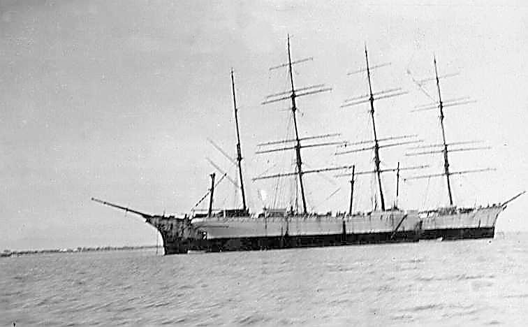 At the Semaphore Anchorage in a disabled state in May 1932.