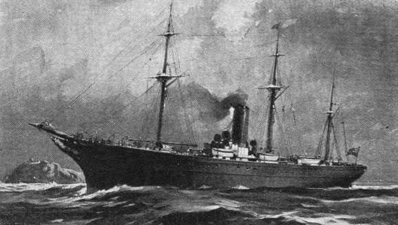 1871 passenger vessel at sea