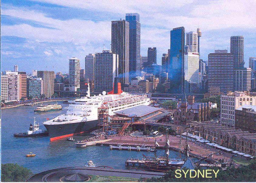 Arriving at Sydney Cove Passenger Terminal