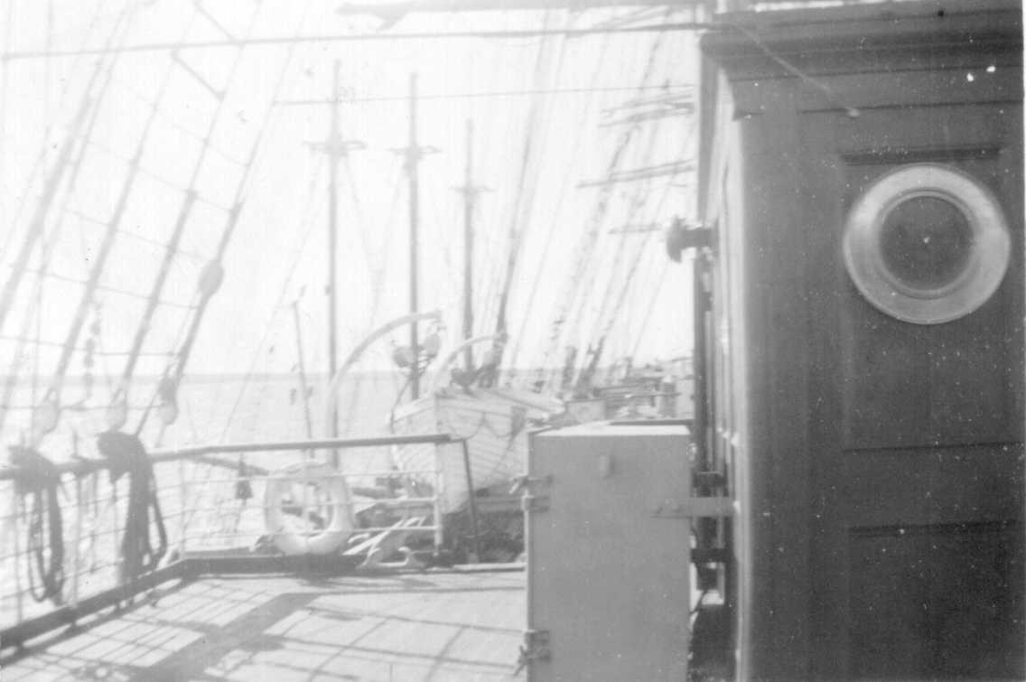 A view of her deck.