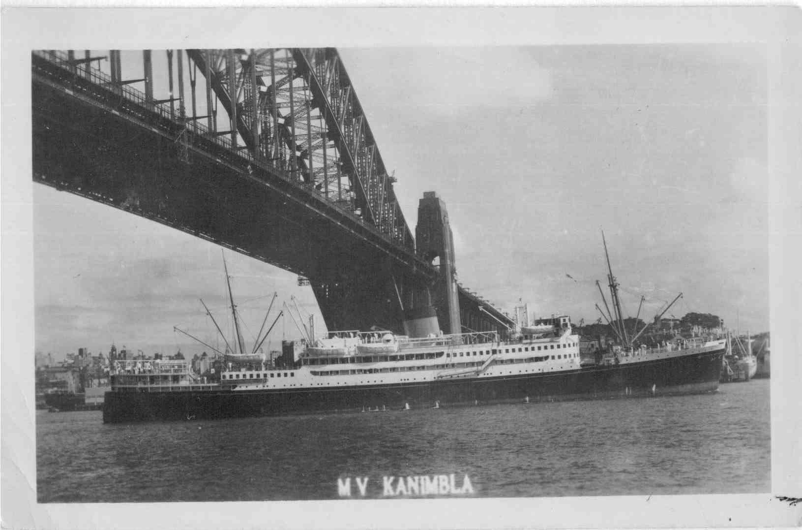 Passing under the Sydney Harbour Bridge