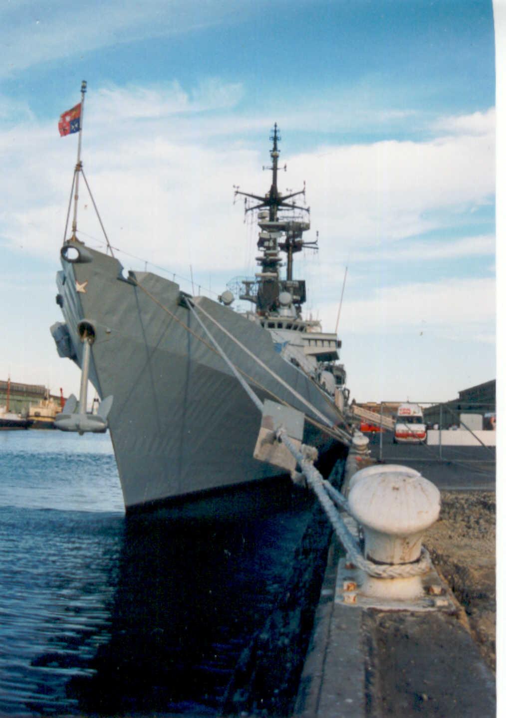 At Port Adelaide berth during 1997 visit.