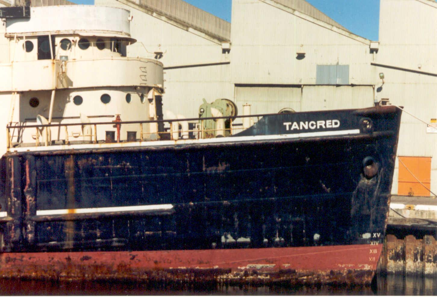 Rusting away at her Port Adelaide berth.