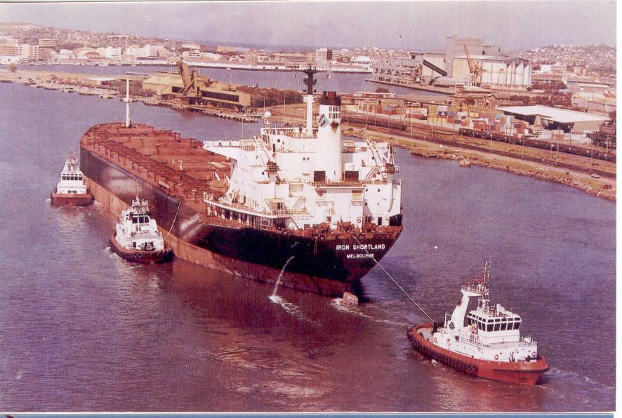 With tugs in Melbourne