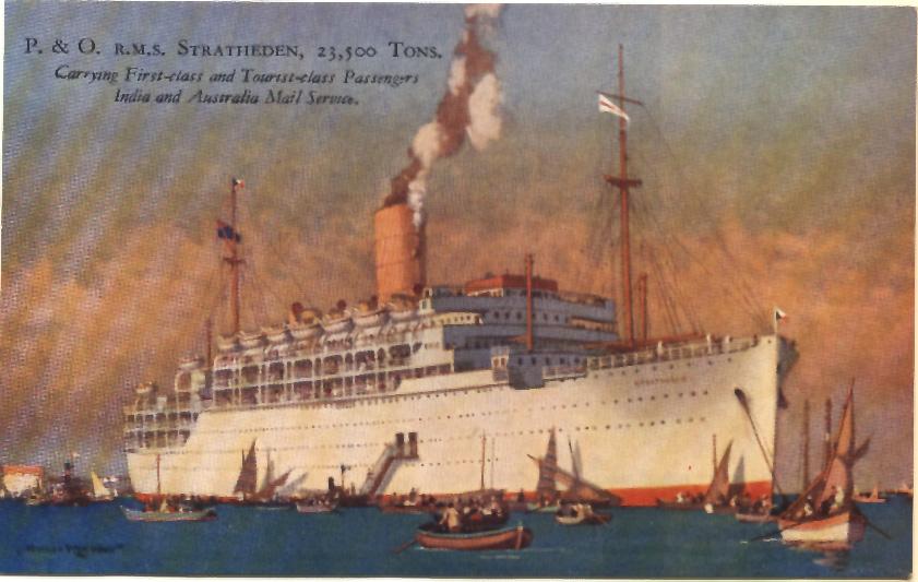 Built by Vickers Armstrong, Barrow -In-Furness, England in 1937.  First owned by P&O untl 1964 when bought by John Latsis.  "Stratheden"had her maiden voyage on 24 December 1937 and operated the route between UK and Australia via the Suez Canal.  In 1939 