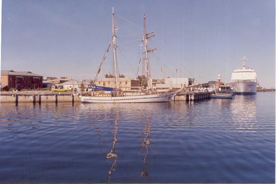 Berthed at Port Adelaide