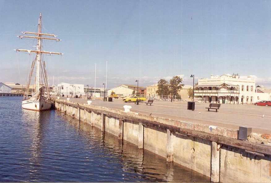 In No. 1 Dock, Port Adelaide