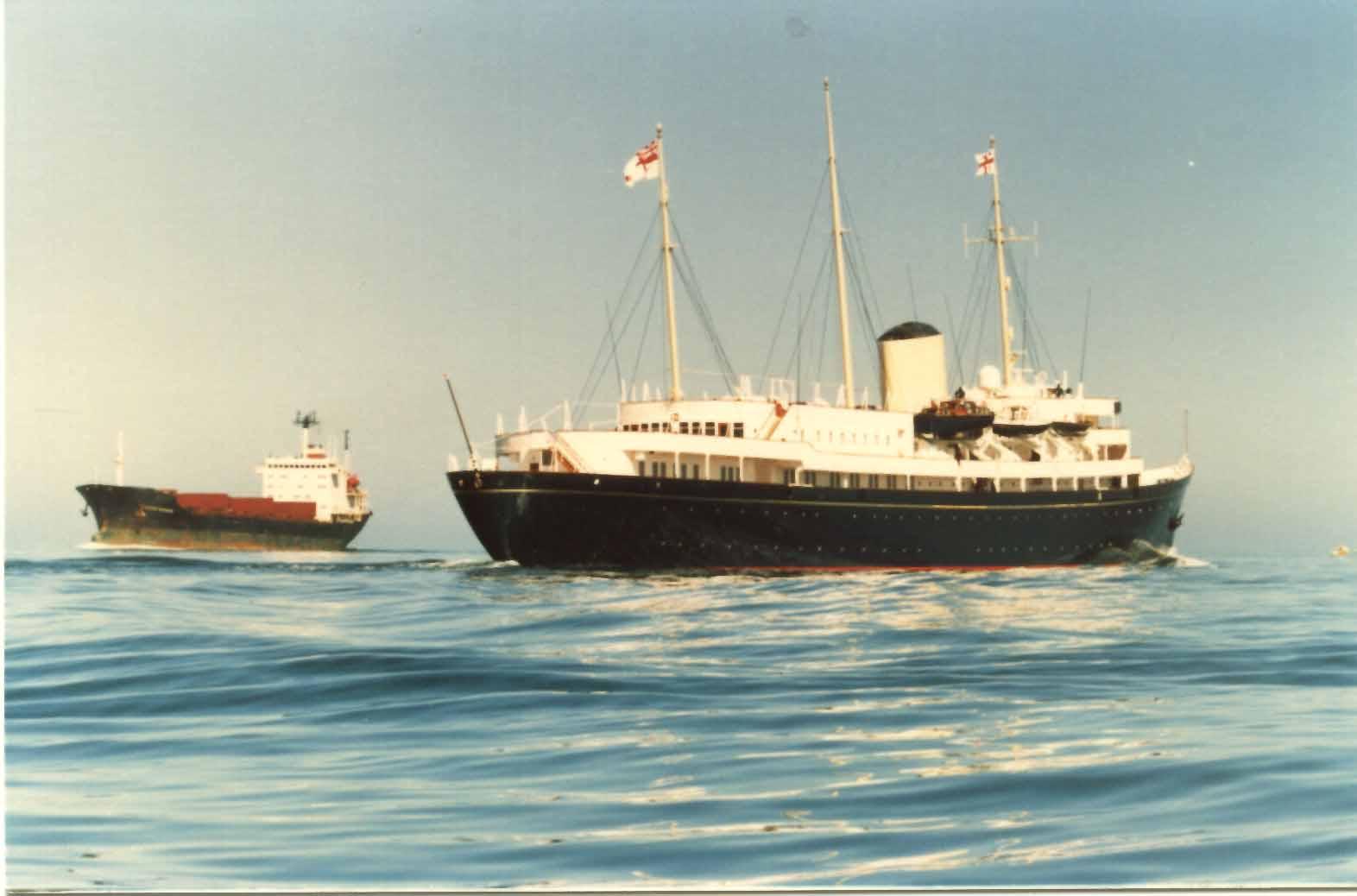 Leaving Port Adelaide after Royal Visit in 1986.