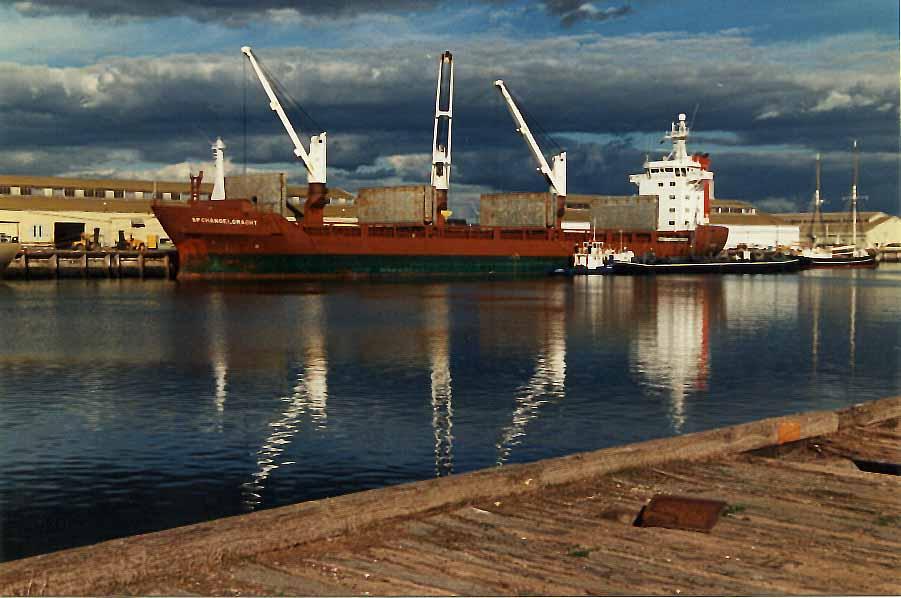 Berthed at Port Adelaide