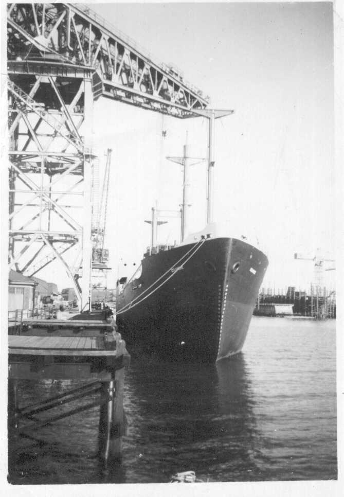 At Whyalla Shipyards.