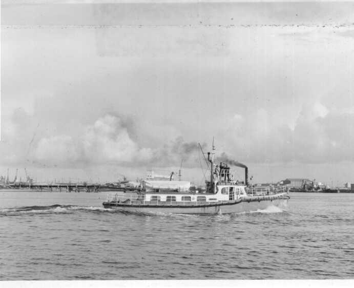 Underway on Port River September 1963