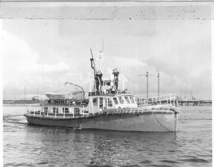Underway on Port River September 1963