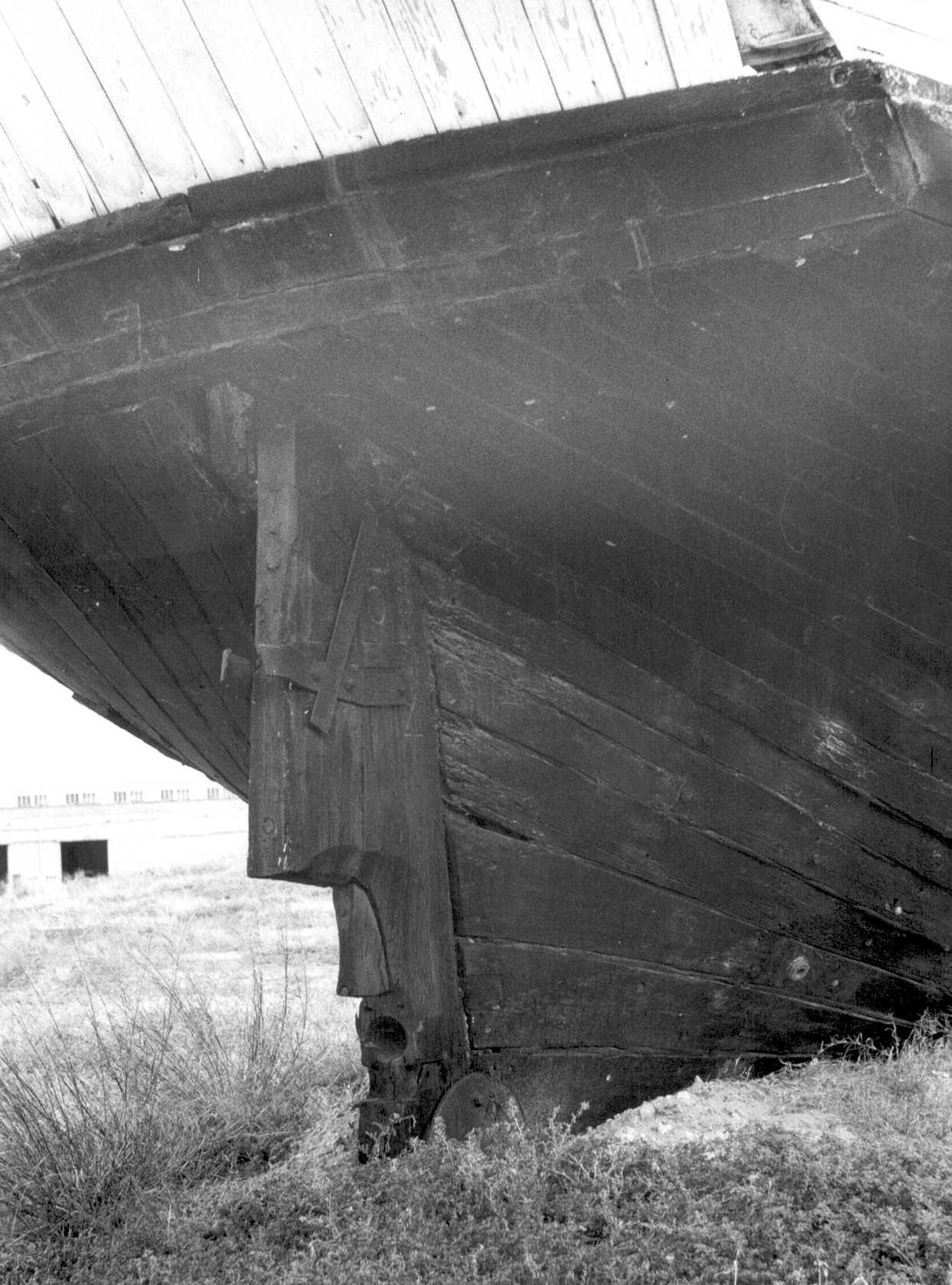 This image shows stern timbers.