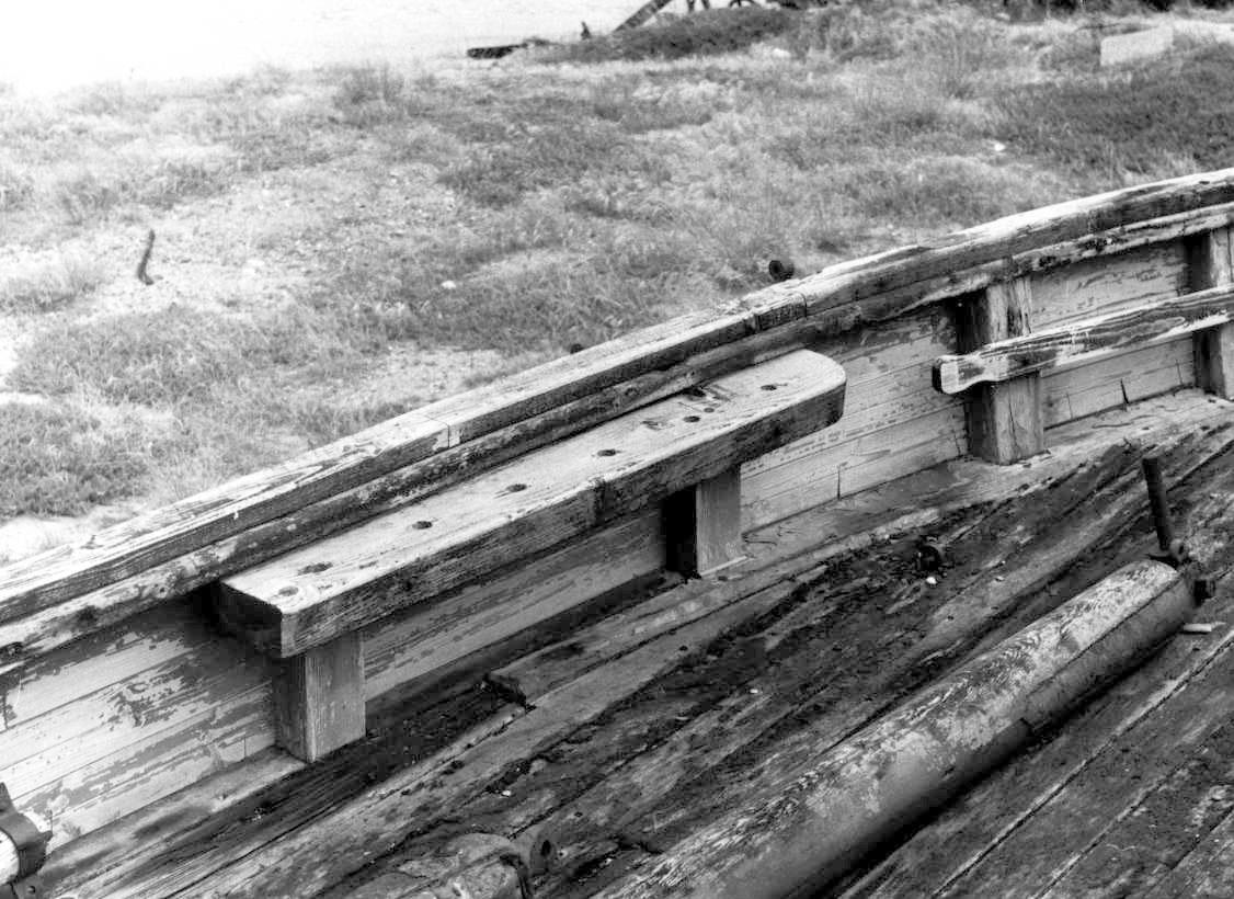 This image shows deck timbers.