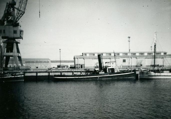 In No. 2 Dock, Port Adelaide in 1960