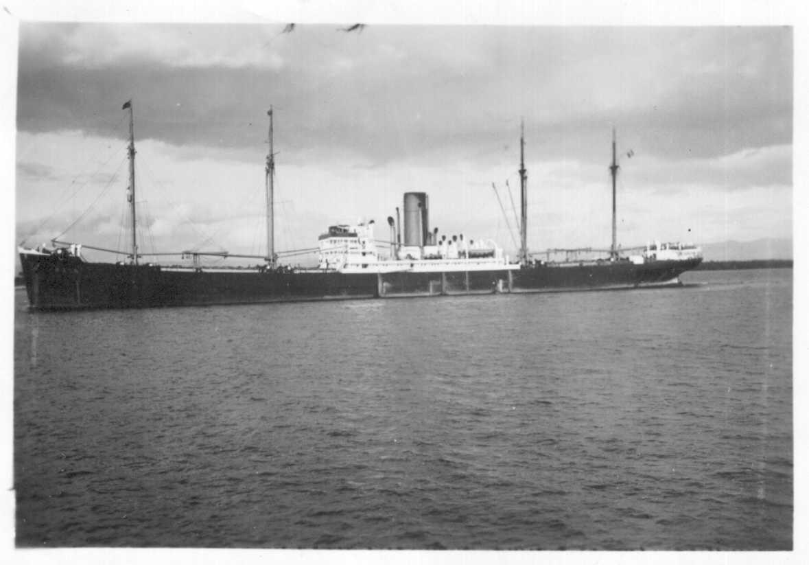 Passenger cargo vessel "Main", built in 1927 by Bremer Vulkan - Vegesack, owned by Norddeutscher lloyd.
Tonnage:  7624 gross, 4741 net
Dimensions:  length 503'1", breadth 63'1", draught 28'3"
Port Of Registry:  Bremen
Flag:  German