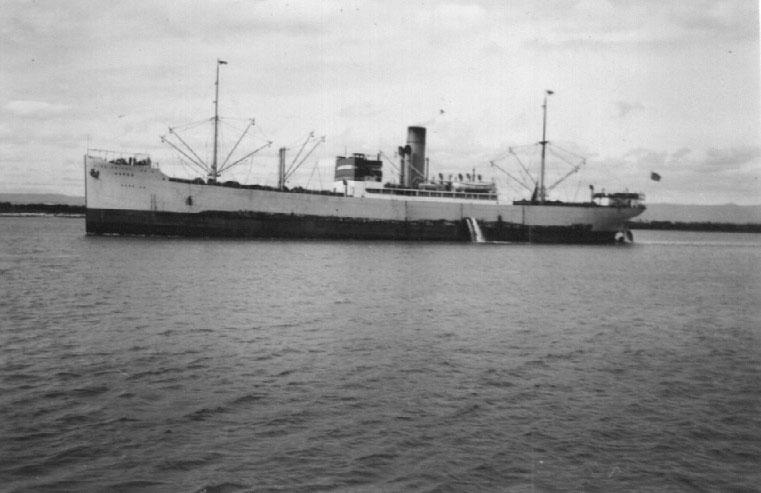 Refrigerated cargo vessel "Boren", built in 1921 by Akt. Lindholmen Motala - Gothenburg.  Owned by Rederi A'B Transatlantic, managed by G. Carlsson.
Tonnage:  4720
Dimensions:  length 377'0", breadth 54'0", draught 24'0"
Port Of registry:  Gothenburg

